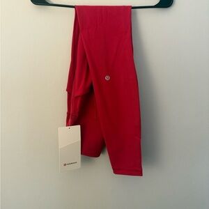 NWT Lululemon High Rise Wunder Under Train Tight w/ Pockets 28" Inseam sz. 6